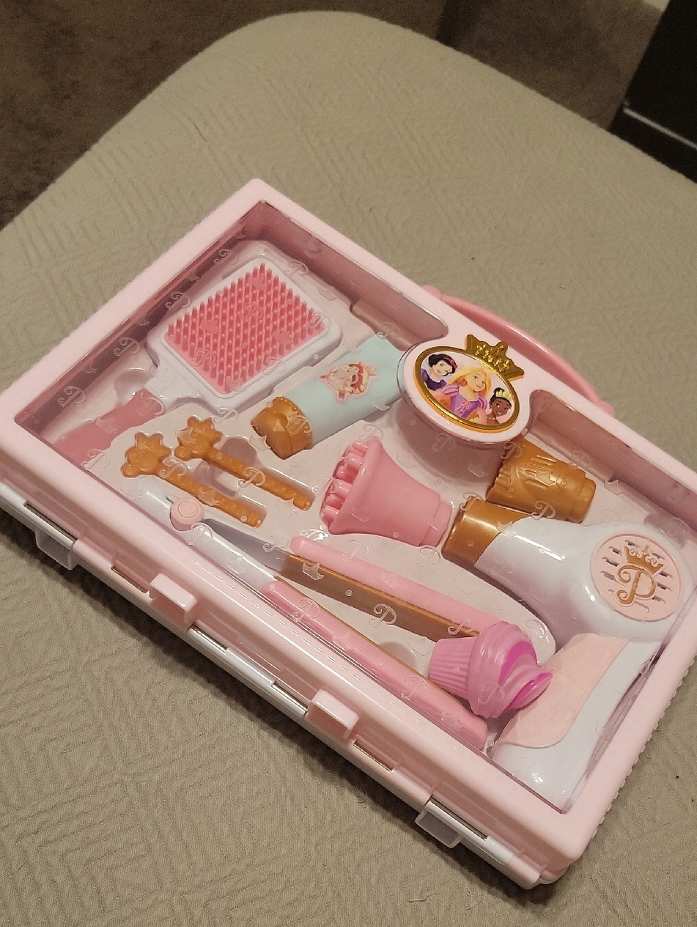 Pink Princess Toy Hair Styling Set